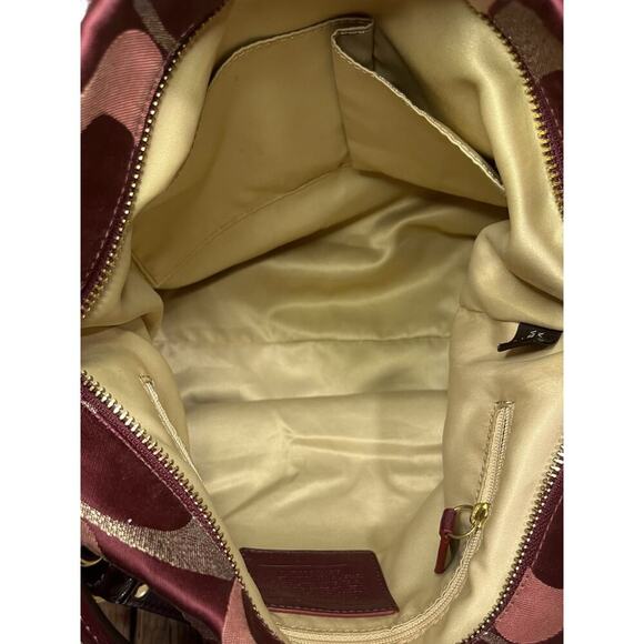 Y2K Coach F18004 Brooke Signature Lurex Shoulder Bag & F46486 Wristlet - Picture 6 of 16